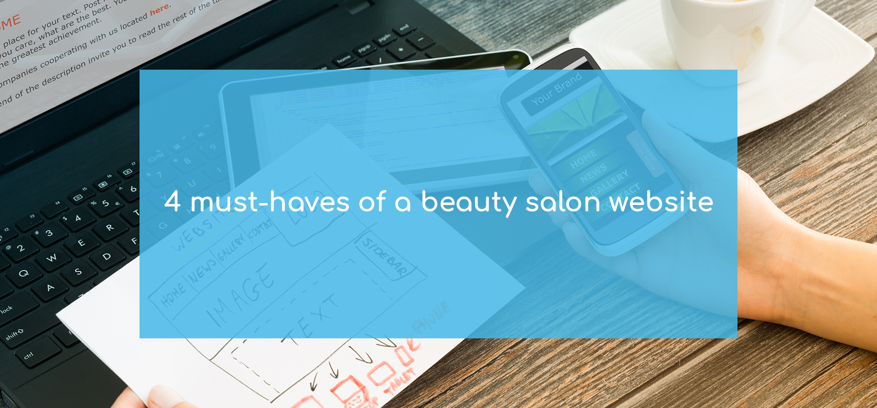 Salon websites ideas. 4 must haves of a beauty salon website