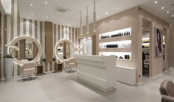 Salon lighting outlet design